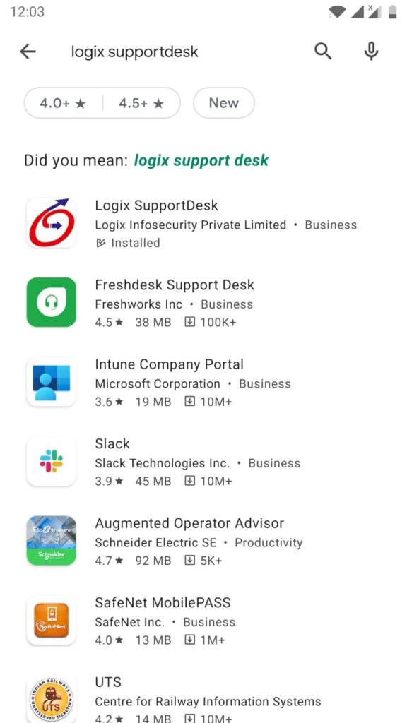 Find Supportdesk On Google Playstore