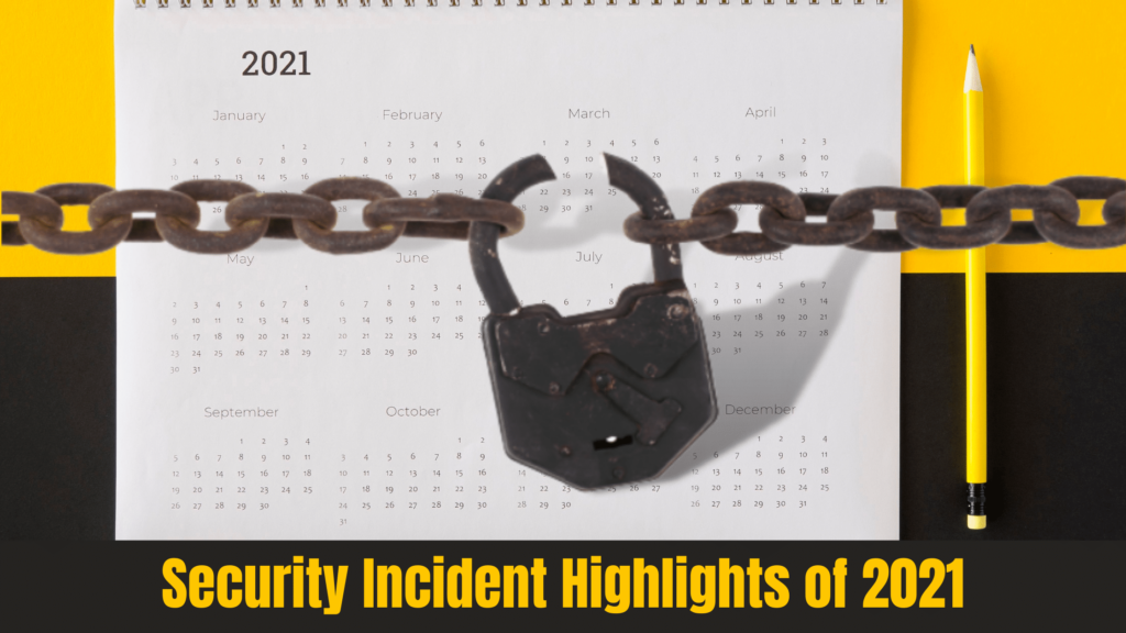 Cyber Incident Highlights Of 2021