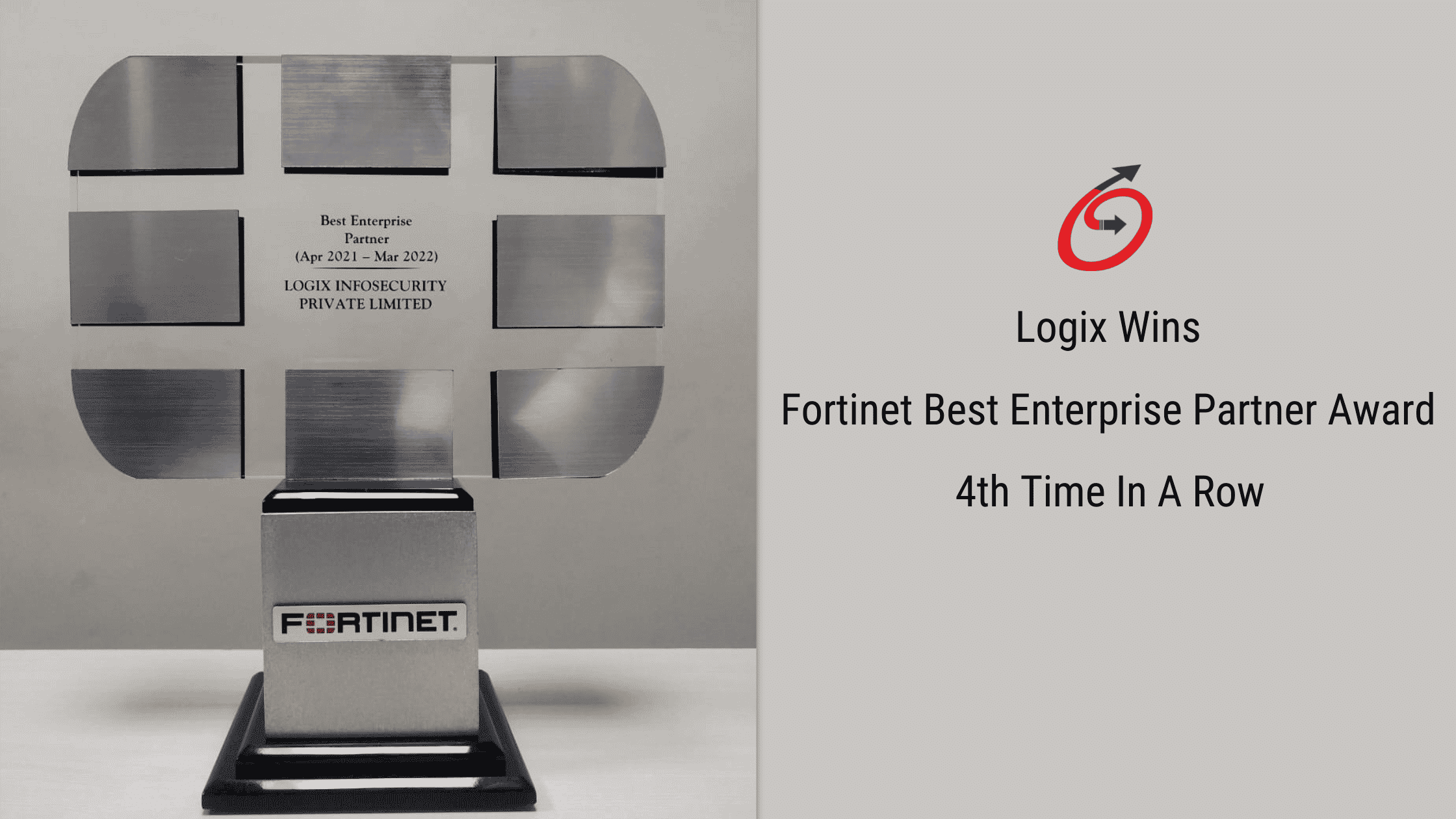 Logix Wins The Fortinet Best Enterprise Partner Award Logix Wins The Fortinet Best Enterprise Partner Award