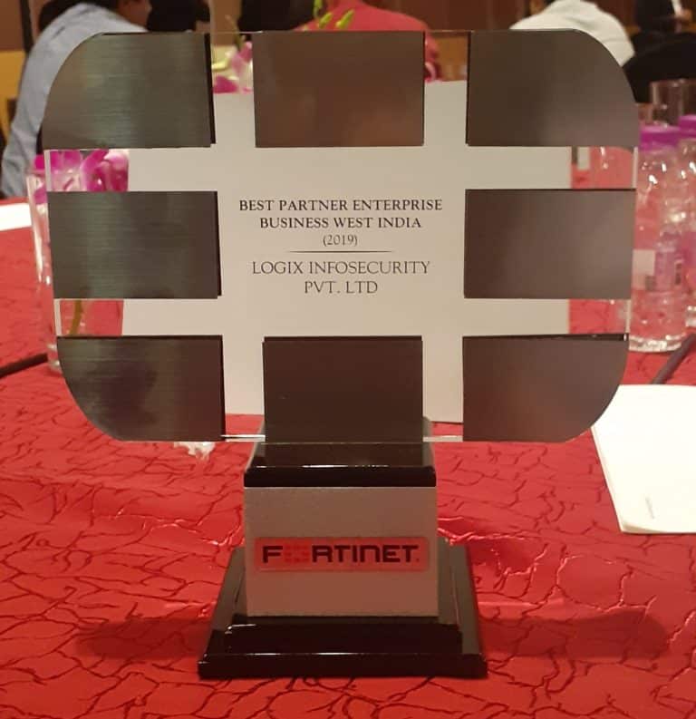 Forti-Award Logix Wins Best Partner Enterprise Business West India Award
